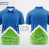 Mẫu áo đồng phục Tập Đoàn Khang Điền màu xanh dương thiết kế mẫu 2 DPP15B