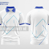 Mẫu áo đồng phục công ty công nghệ - thông tin màu trắng thiết kế đẹp DPP1091