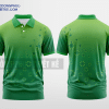 Mẫu áo đồng phục ngân hàng Vietcombank màu xanh lá tự thiết kế đẹp mẫu 2 DPP12B