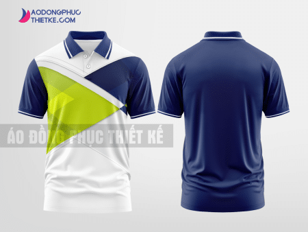 Mẫu áo đồng phục polo Bắc Ninh Màu Lam Sẫm thiết kế chất lượng DPP1006