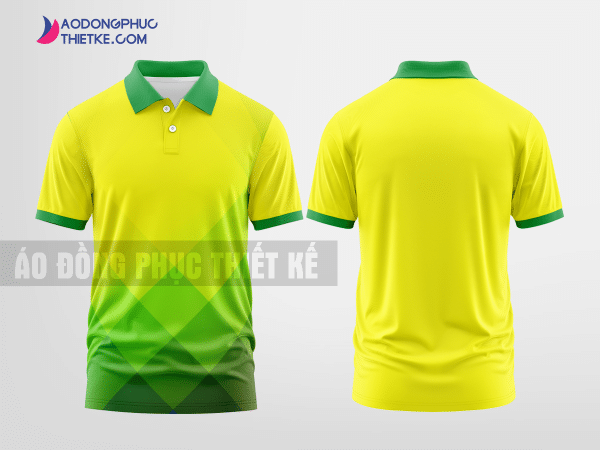 Mẫu áo phông đồng phục Thành phố Hồ Chí Minh Màu vàng thiết kế may đẹp DPP1030