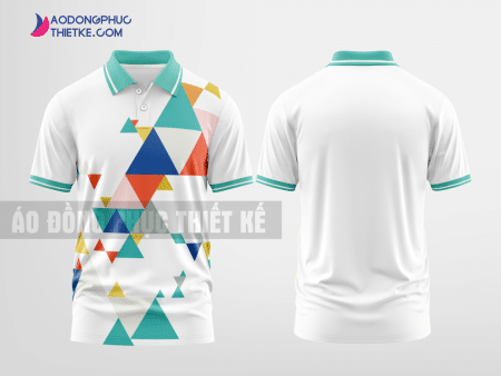 Mẫu áo polo công ty Phú Thọ Màu xanh thổ thiết kế in đẹp DPP1044