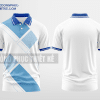 Mẫu áo thun đồng phục 3D kỹ thuật xây dựng màu xanh hoàng hôn thiết kế may đẹp DPP1075