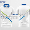 Mẫu áo thun đồng phục doanh nghiệp sản xuất và chế biến màu trắng tự thiết kế DPP1064