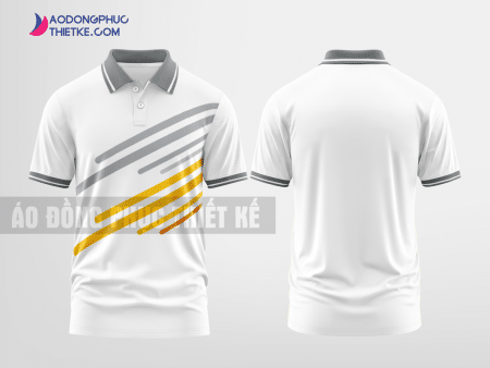 Mẫu áo thun polo Lạng Sơn Màu bạc thiết kế chất lượng DPP1036