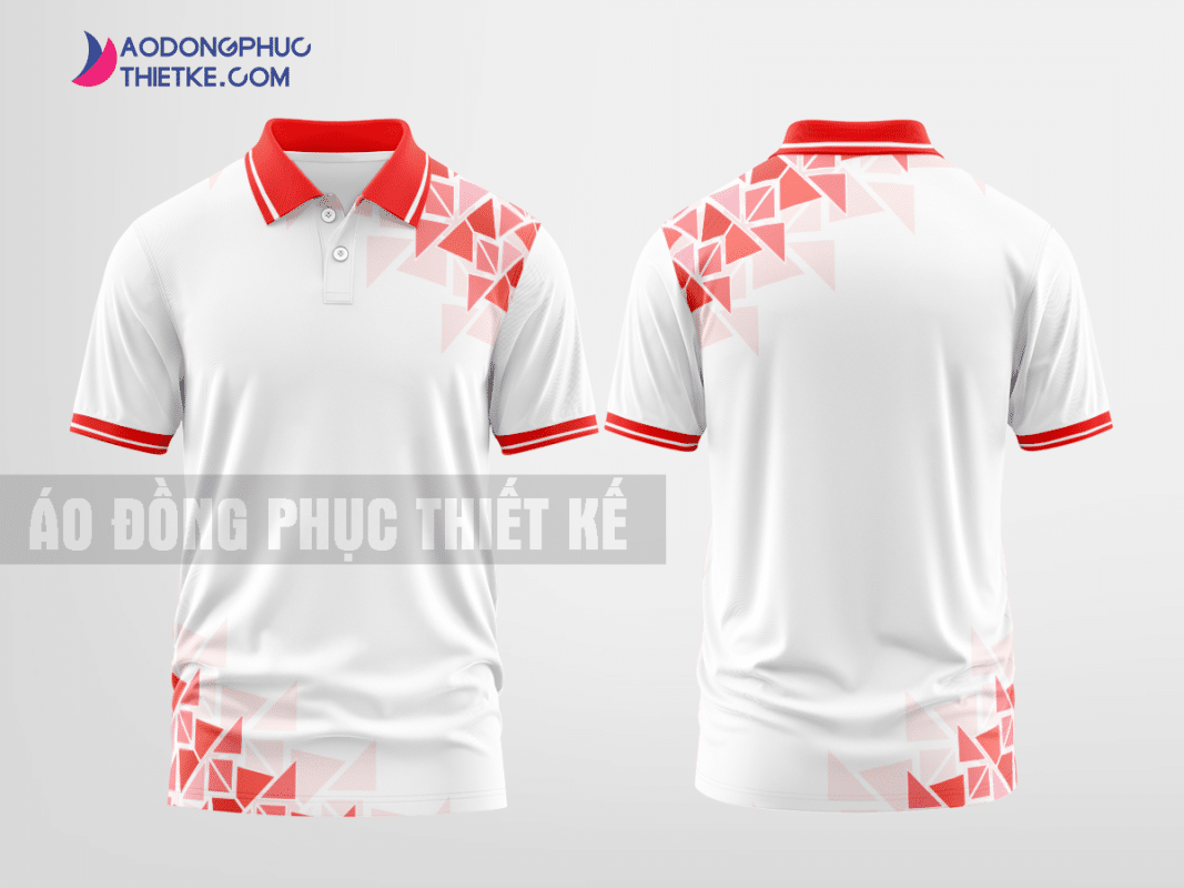 Mẫu áo đồng phục doanh nghiệp Đầm Hà Màu Đỏ Tươi thiết kế may đẹp DPP1420