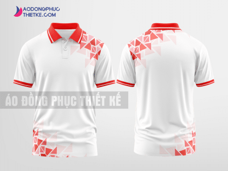 Mẫu áo đồng phục doanh nghiệp Đầm Hà Màu Đỏ Tươi thiết kế may đẹp DPP1420