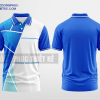 Mẫu áo đồng phục doanh nghiệp Lệ Thủy Màu xanh dương thiết kế may đẹp DPP1596