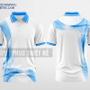 Mẫu áo đồng phục polo Cửa Lò Màu xanh da trời thiết kế chính hãng DPP1402