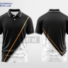 Mẫu áo đồng phục thun cổ bẻ Đông Hưng Màu đen thiết kế chính hãng DPP1447