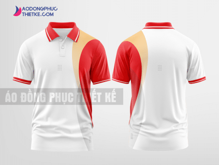 Mẫu áo phông đồng phục Phú Ninh Màu đỏ tự thiết kế DPP1712