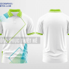 Mẫu áo polo 3D đồng phục Bình Tân Màu trắng thiết kế chất lượng DPP1321