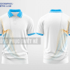 Mẫu áo polo 3D đồng phục Chư Păh Màu trắng thiết kế chính hãng DPP1387