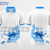 Mẫu áo polo 3D đồng phục Diễn Châu Màu xanh da trời thiết kế nữ DPP1431