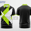 Mẫu áo polo 3D đồng phục Huyện Sóc Sơn Màu đen thiết kế giá rẻ DPP1233