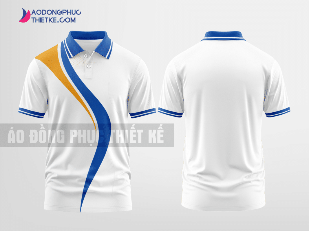 Mẫu áo polo doanh nghiệp Con Cuông Màu trắng thiết kế cao cấp DPP1395