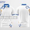 Mẫu áo thun đồng phục 3D Long Hồ Màu trắng thiết kế uy tín DPP1603