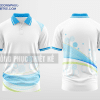 Mẫu áo thun đồng phục công ty Bàu Bàng Màu Xanh da trời thiết kế cao cấp DPP1305