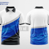 Mẫu áo thun đồng phục công ty Phú Bình Màu xanh dương thiết kế giá rẻ DPP1701