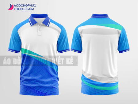 Mẫu áo thun đồng phục doanh nghiệp Phù Cát Màu xanh dương thiết kế tốt nhất DPP1702