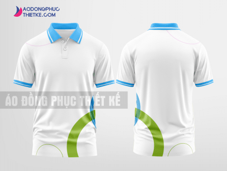 Mẫu áo thun đồng phục doanh nghiệp Quận 1 Màu trắng thiết kế may đẹp DPP1240