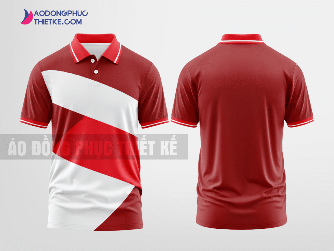 Mẫu đồng phục áo polo Quận Gò Vấp Màu đỏ yên chi thiết kế chính hãng DPP1252