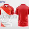 Mẫu uniform polo Hoài Ân Màu đỏ thiết kế uy tín DPP1517
