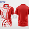 Mẫu áo đồng phục Cúc Nước Màu đỏ thiết kế tốt nhất DPP2022