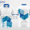 Mẫu áo đồng phục Tân Kỳ Màu xanh biển thiết kế in đẹp DPP1793