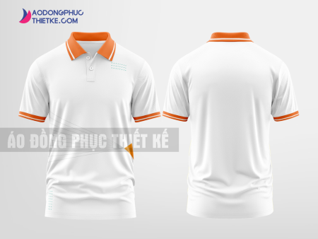 Mẫu áo đồng phục Thái Bình Màu da cam thiết kế nam DPP1815