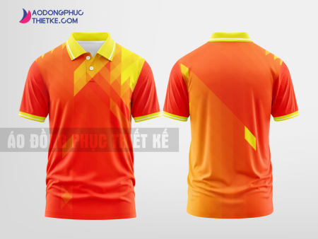 Mẫu áo đồng phục công ty Vĩnh Lộc Màu đỏ son thiết kế may đẹp DPP1920
