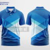 Mẫu áo đồng phục công ty có cổ Thường Tín Màu xanh dương thiết kế lạ DPP1853