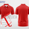 Mẫu áo đồng phục polo Hồng Ngoại Ô Màu đỏ thiết kế in đẹp DPP2027