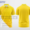 Mẫu áo đồng phục polo Lâm Hải Màu vàng thiết kế tốt nhất DPP2152