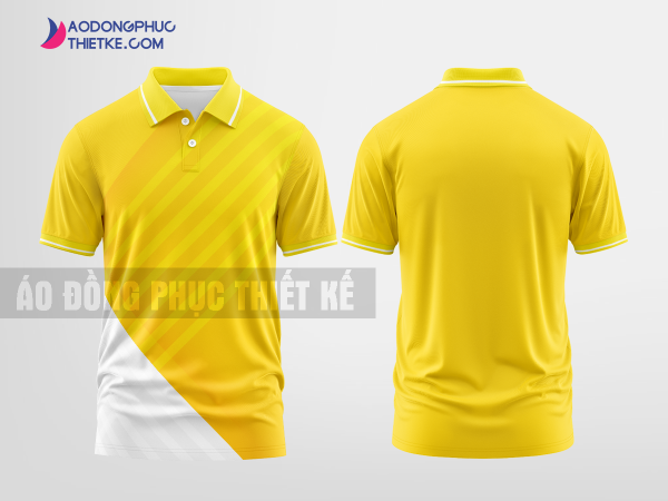 Mẫu áo đồng phục polo Lâm Hải Màu vàng thiết kế tốt nhất DPP2152