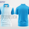 Mẫu áo đồng phục polo Yên Khánh Màu xanh da trời thiết kế nam DPP1945