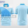Mẫu áo đồng phục thun cổ bẻ Quốc Trung Màu xanh da trời thiết kế nổi bật DPP2324