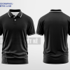 Mẫu áo đồng phục thun cổ bẻ Vân Đồn Màu đen thiết kế giá rẻ DPP1902