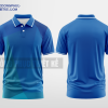 Mẫu áo phông đồng phục Đình Hiên Màu xanh biển tự thiết kế DPP2344