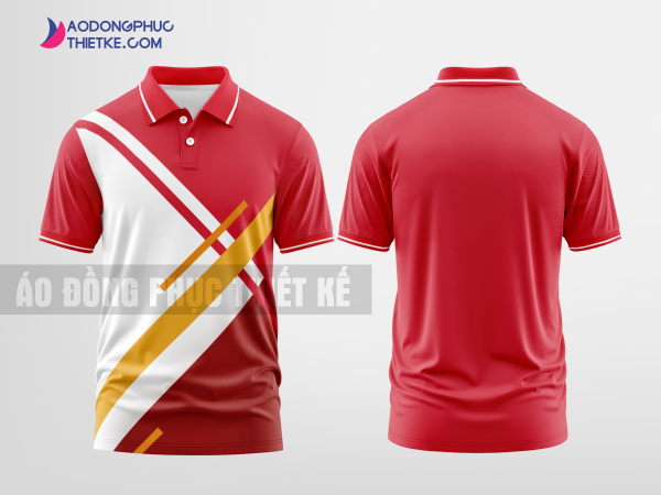 Mẫu áo phông đồng phục Khánh Văn Màu đỏ thiết kế ấn tượng DPP2249