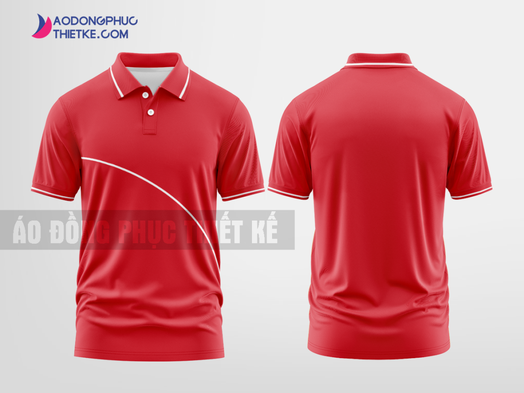 Mẫu áo phông đồng phục Ngọc Hà Màu Đỏ thiết kế đẳng cấp DPP2401