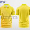 Mẫu áo polo 3D đồng phục Kim Anh Màu vàng thiết kế ấn tượng DPP2498