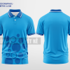 Mẫu áo polo 3D đồng phục Minh Tuấn Màu xanh da trời thiết kế nổi bật DPP2064
