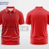 Mẫu áo polo 3D đồng phục Thanh Mai Màu đỏ thiết kế nổi bật DPP2012