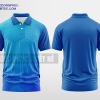 Mẫu áo polo 3D đồng phục Văn Quan Màu xanh dương thiết kế in đẹp DPP1908