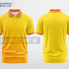 Mẫu áo polo 3D đồng phục Vụ Bản Màu vàng thiết kế nam DPP1930