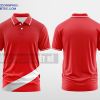 Mẫu áo polo 3D đồng phục Xuân Mạnh Màu đỏ thiết kế thương hiệu DPP2273