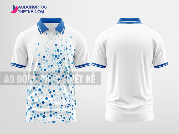 Mẫu áo polo công ty Nhài Màu xanh biển thiết kế giá rẻ DPP2021