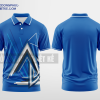 Mẫu áo polo công ty Quốc Sang Màu xanh biển thiết kế tốt nhất DPP2282