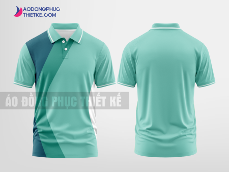 Mẫu áo polo công ty Sơn Thành Màu lục bảo thiết kế cao cấp DPP2111